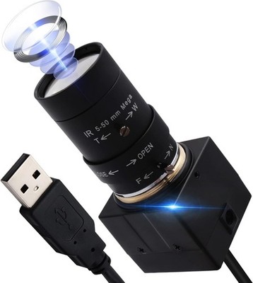 4K USB Cam/10X Optical Zoom, Ultra HD 2160P, IMX415 Sensor, Windows/Linux/Mac/Pi