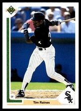 Tim Raines 1991 Upper Deck #773 White Sox MLB READ FREE SHIPPING AutographDen