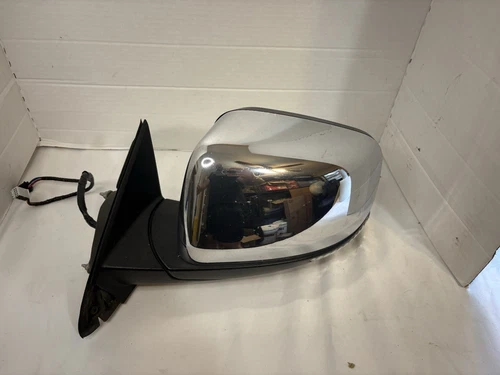 2011 - 2018 JEEP GRAND CHEROKEE OEM CHROME LEFT DRIVER VIEW SIDE MIRROR SEE D PC