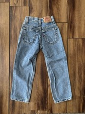 Vtg. Little Levis 550 Red Tab Toddler Boys Sz 6 Relaxed Fit Slim Denim Jeans