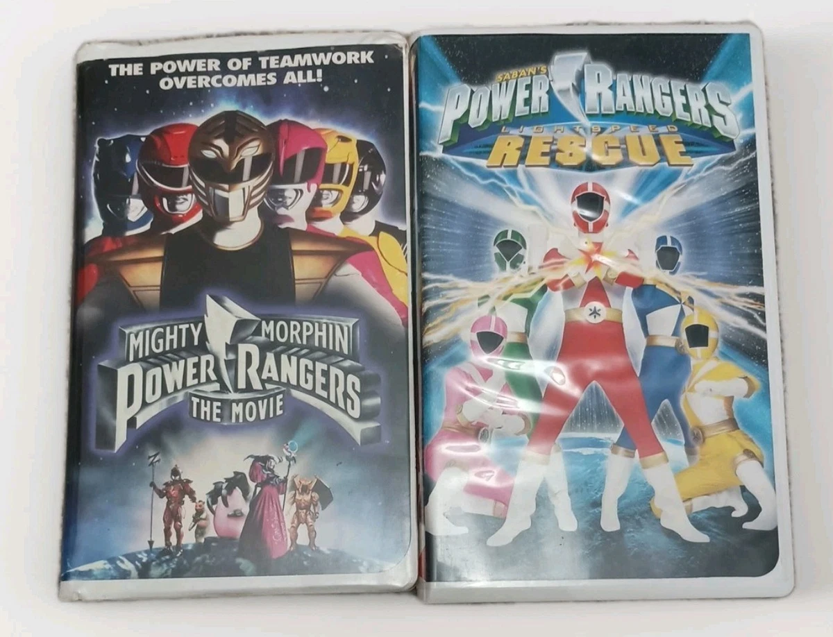 Animation & Anime Action Mighty Morphin Power Rangers VHS Tapes