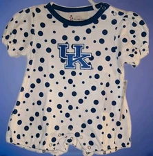 TWO FEET AHEAD Toddler Girl's Collegiate "UK" 1-Piece - Size 12 Mos.