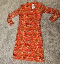 Cowboy Encounters Mesh W/ Slip Dress a Rodeo Western Cowgirl Bright Cute! Sz L