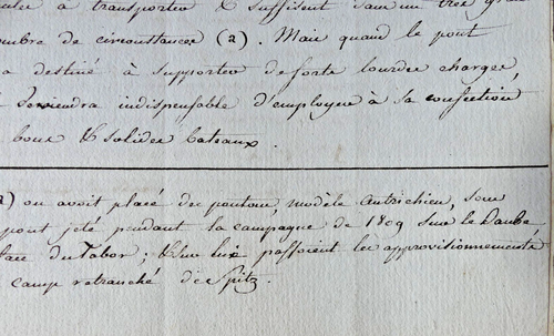 Empire 1812 manuscrit long rapport sur la construction des ponts militaires - Picture 4 of 10