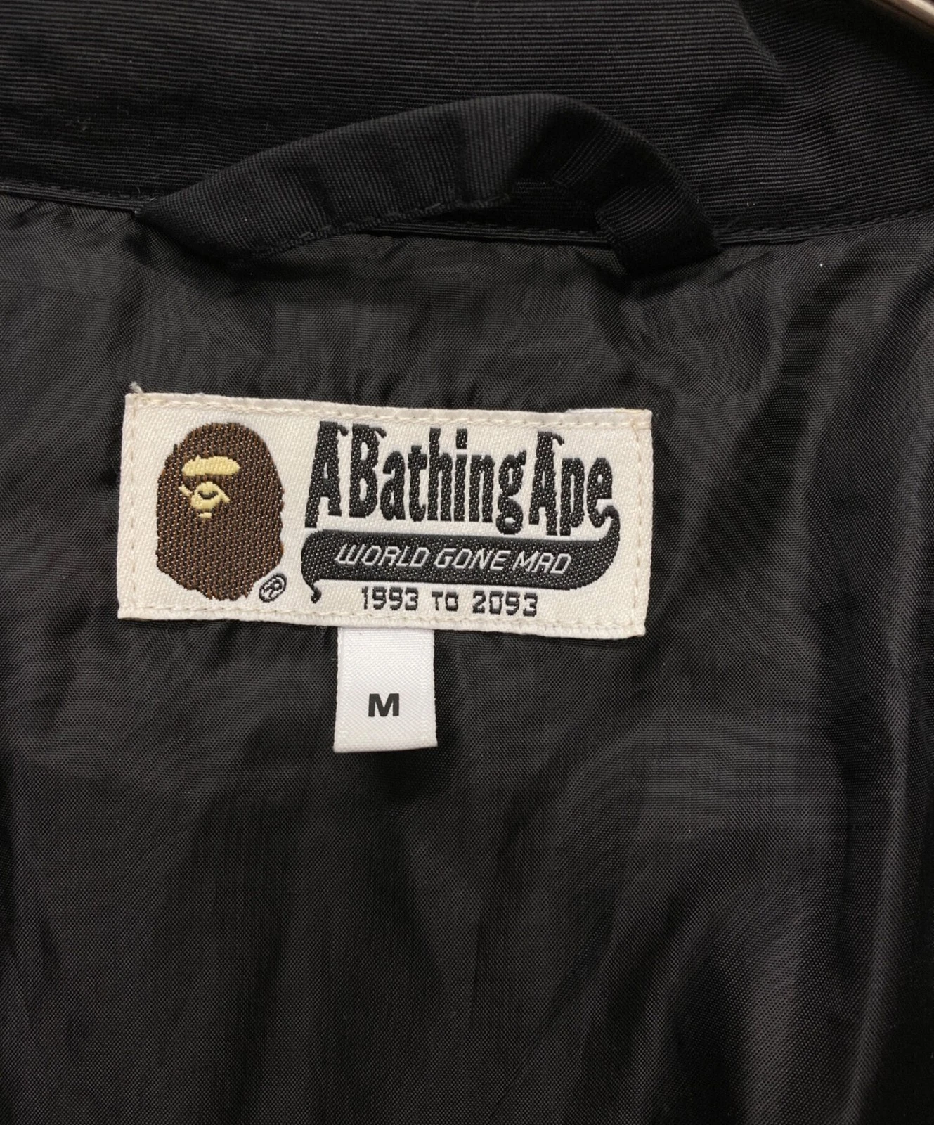 A Bathing APE Down Jacket 001GDG201007X Men's Size M Black - product detail image 4
