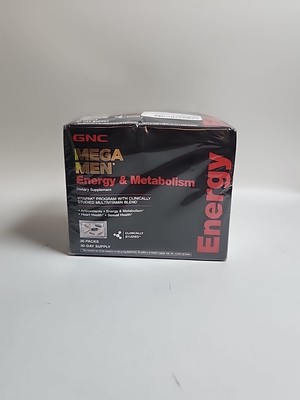 GNC Mega Men Energy and Metabolism Vitapak Program, Convenient, Complete Nutriti