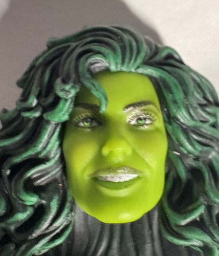 Fantastic Four Retro Marvel Legends She-Hulk Head - Picture 3 of 3