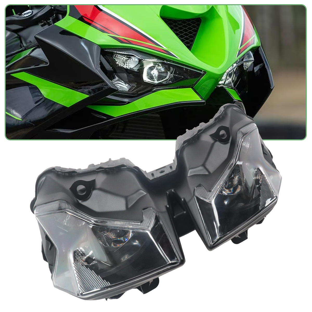 For Kawasaki Ninja ZX6R ZX636 2024 2025 Front Headlight Assembly