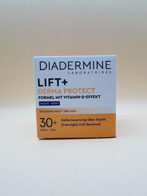 Diadermine Lift+ Derma Protect Nachtcreme, Formel mit Vitamin-D-Effekt 50ml