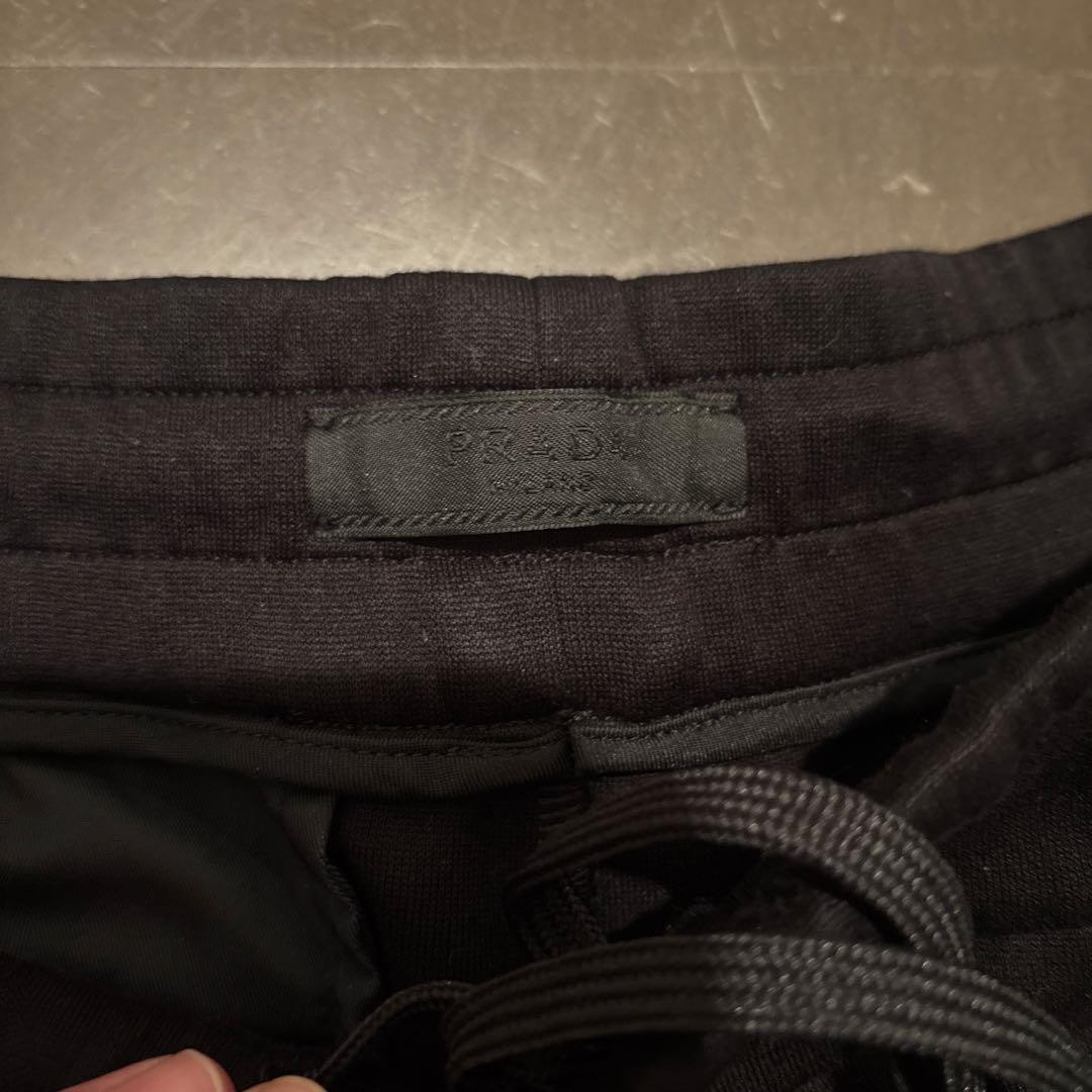 PRADA Triangle logo side patch sweatpants #QYIV6Q - image 5