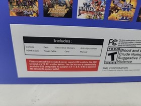 NEO GEO mini Samurai Shodown Tachibana Ukyo ver Limited Console Blue SNK NEW