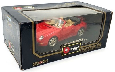 Burago 1/18 Scale Diecast 3090 - Porsche 911 Carrera Cabriolet