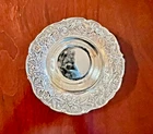 ANTIQUE STERLING SILVER NUT DISH BY S. KIRK & SON #400, 3 1/4 X 7/8 in, 1.25 oz