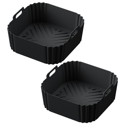 2 Stück Silikon-Luftfritteusen-Einlagen für  Air Fryer Pro XL AF141 AF1516