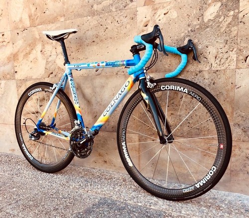 Colnago Mapei Talla M Grupo Campagnolo récord ruedas carbono Corima - Imagen 2 de 7