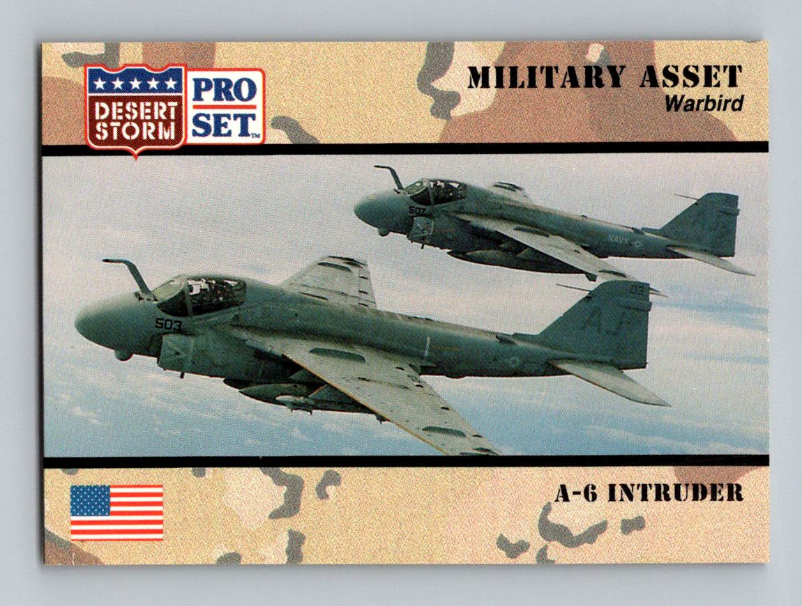 1991 Pro Set Desert Storm Card #237 A-6 Intruder | eBay