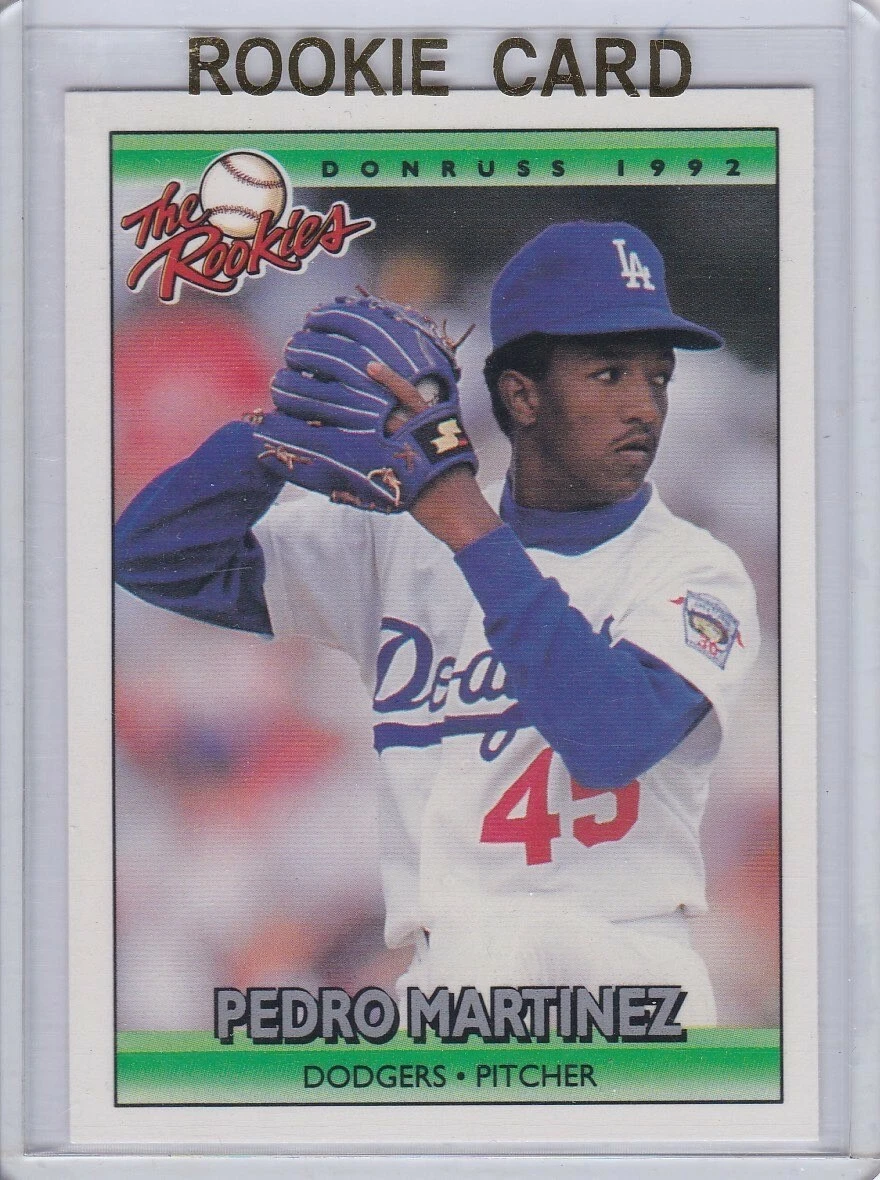 PEDRO MARTINEZ ROOKIE CARD Baseball Donruss THE ROOKIES RC Dodgers Red Sox  HOF! | eBay