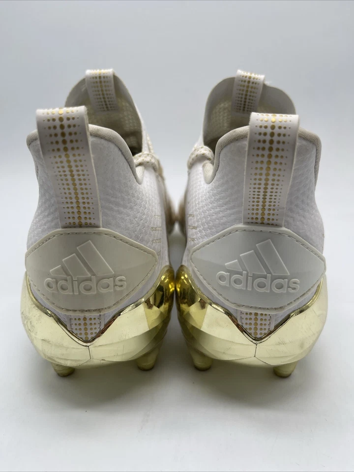 adidas adizero X Cleat Anniversary Football Cleats Gold EH3472 Mens Size 9 - Image 3 of 4