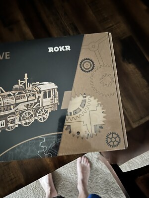 Sold Price: A locomotive model in kit form marked Rokr LK701 in sealed