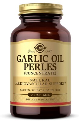 2 Garlic Oil Perles 250 S Gels  by Solgar (Pack Of 2 Units) - Fantastic Results