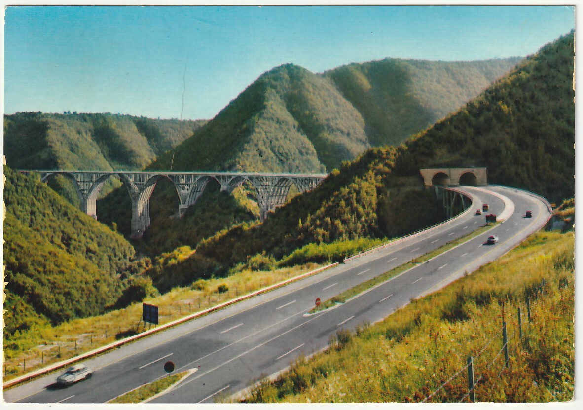 AUTOSTRADA DEL SOLE - BOLOGNA-FIRENZE - PONTE POGGETTONE - VIAGG. -10388-