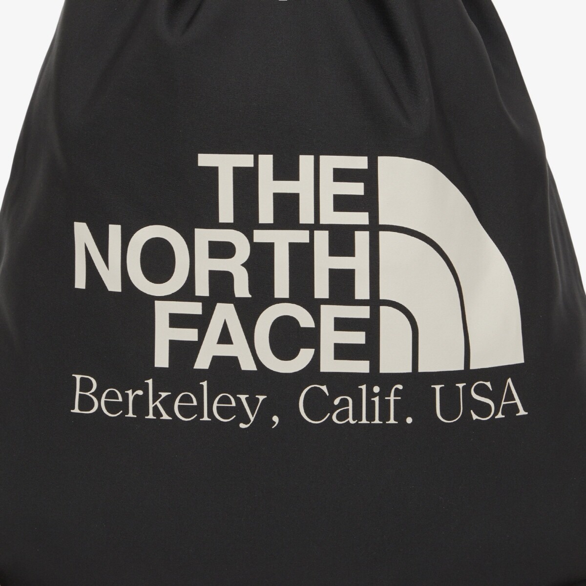 New THE NORTH FACE BIG LOGO STRING BAG BLACK NN2PQ13J TAKSE