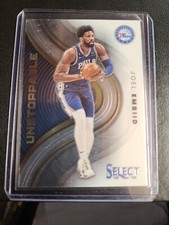 2022-23 Panini Select Joel Embiid Unstoppable SP Silver Prizm #5 76ers