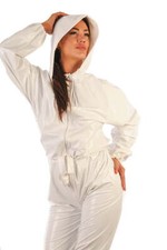 PVC Ganzanzug Regenanzug Gummi Gr. M-2XL weiß