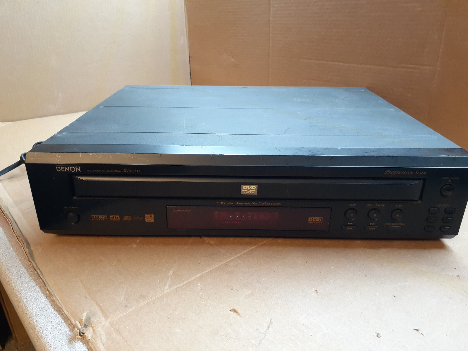 Denon DVM1815 DVD Video 5Disc Carousel Auto Changer Player No