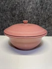 Fiesta Covered Casserole Bowl Dish with Lid Rose Fiestaware P86 Retired