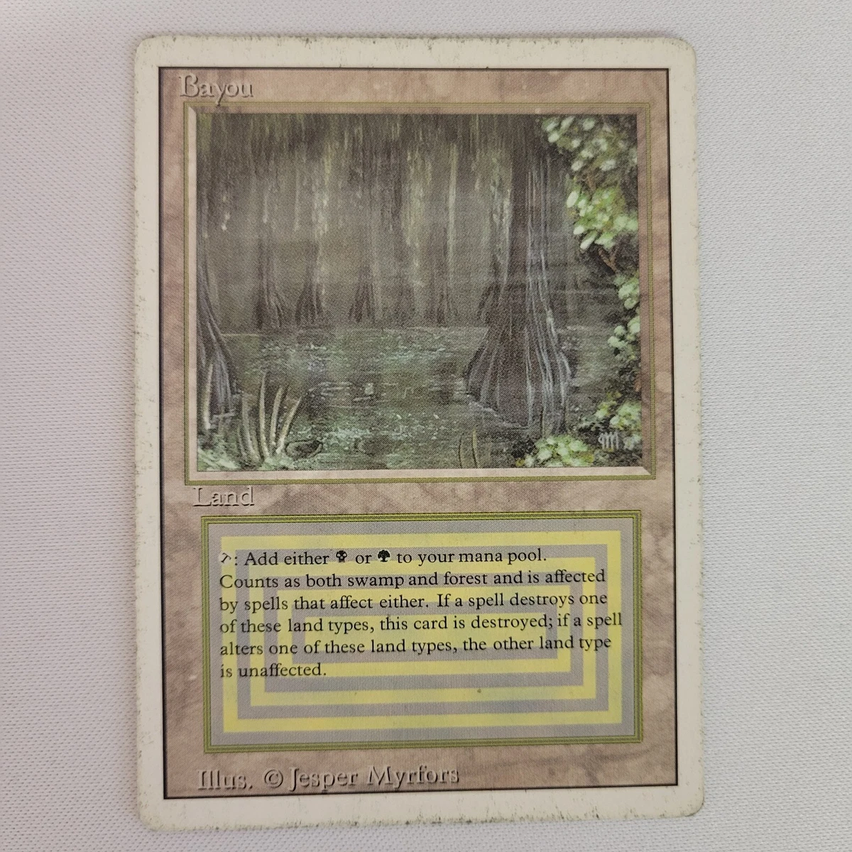 Bayou Revised 3rd Edition ENGLISH Played MTG Magic The Gathering