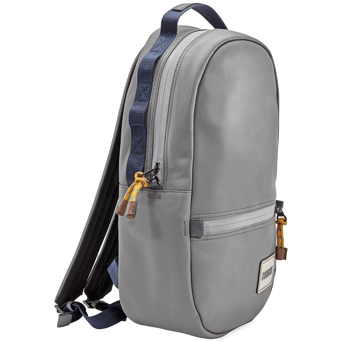 Coach Pacer Heather Grey Backpack with Coach Patch Coach Mens Pacer Smooth Leather Heather Grey Backpack with  main image 2