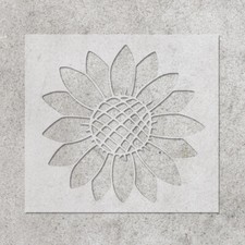 Sonnenblumenschablone - Wiederverwendbare Schablonen zum Malen Basteln und Dekorieren
