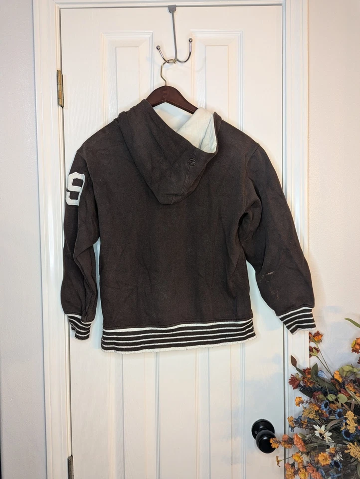 Chaqueta Universitaria De Lana Rocawear De Colección Talla Grande Juvenil 14/16 Negra Streetwear Y2K Foto 2 de 4