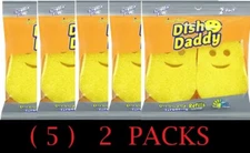 5x Scrub Daddy Dish Daddy Refill 2-Pack Sponge Head for Dishwand 5 - 2 PACKS