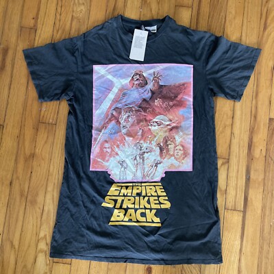 Star Wars The Empire Strikes Back Divided Tshirt Gray Rare