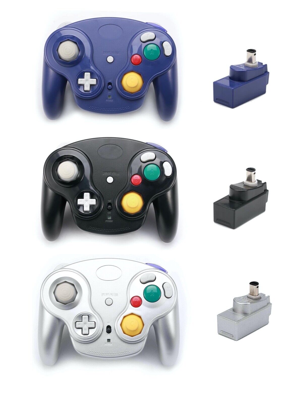 Wireless Kabellos CONTROLLER GAMEPAD + Empfänger für Nintendo GameCube (NEU) 🎮✅