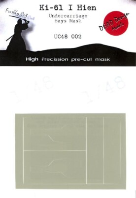 Dead Design 1/48 KAWASAKI Ki-61 I HEIN UNDERCARRIAGE BAYS PAINT MASK Hasegawa