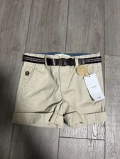NEW - Mango MNG - Khaki Bermuda Shorts - 3/4 Years NWT