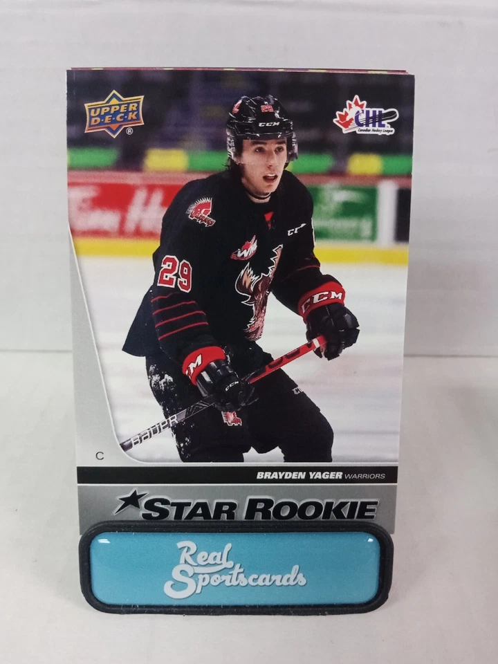 2021-22 Upper Deck CHL Hockey - You Pick - Stars, Rookies, Clear Cuts, #ed - Image 3 of 4