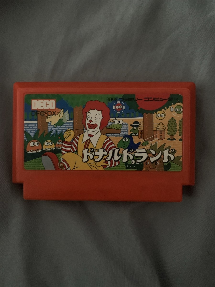 Mcdonalds Donald Land NES Deco Nintendo Famicom Fc USA