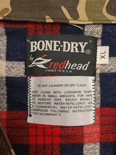 Redhead Bone Dry Vest Mens Extra Large Green Camo Corduroy Bird Hunt Game Pouch - Picture 13 of 13