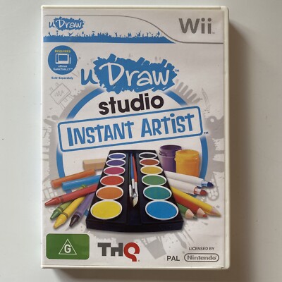 Udraw Studio Instant Artist (2011) Nintendo Wii Game, Requires Tablet To Play