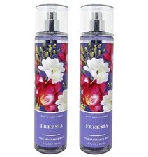*2 Pack* Bath & Body Works FREESIA Fragrance Mist FREE SHIP New