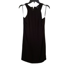 Forever 21 Womens Basic Black Sleeveless Dress Rayon Lined Size Juniors Medium