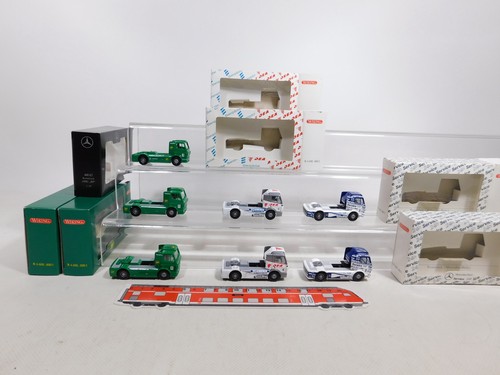 LOT 4 REMORQUES de camion ROCO HO militaire LKW MINITANKS EUR 29,99