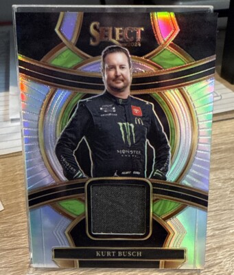 2024 Panini Select Racing Kurt Busch RACE USED RELIC PRIZM #SS-KUB