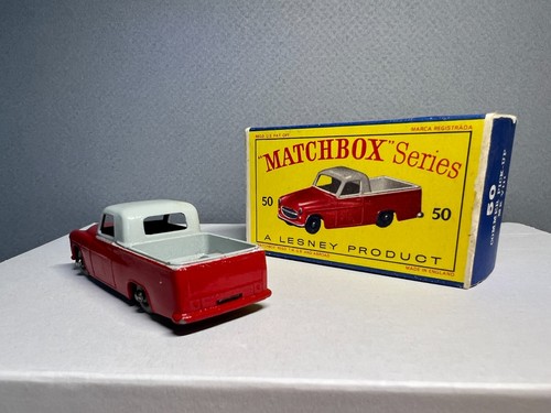 Matchbox Lesney Regular Wheels #50 Commer MK VIII Pickup *HTF D BOX GREY WHEELS* - Picture 6 of 11