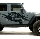 Skeleton captain Decal sticker For Jeep Wrangler JK JL mirror  American Graphics