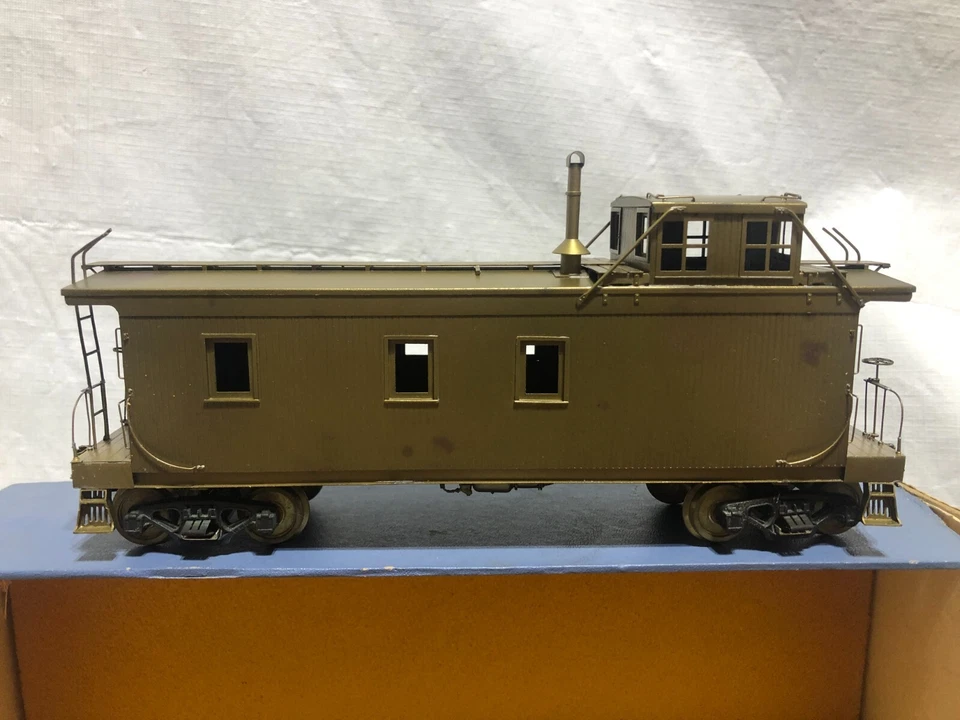 O scale Pacific Fast Mail GS 9-2 DRGW Standard Gauge Caboose  Brass - Image 2 of 4